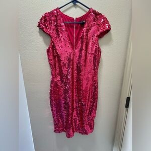 Lulus Sequin Pink Dress